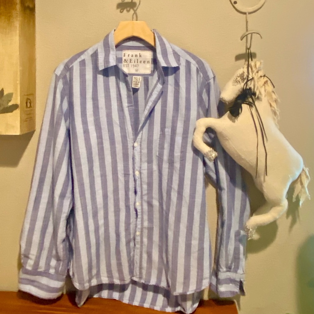 GU Long Sleeve Button Down by Frank & Eileen size Medium